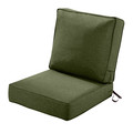 Classic Accessories Montlake FadeSafe Patio Lounge Chair Cushion Set, 25 x 47 Inch, Heather Fern 62-108-011103-SET